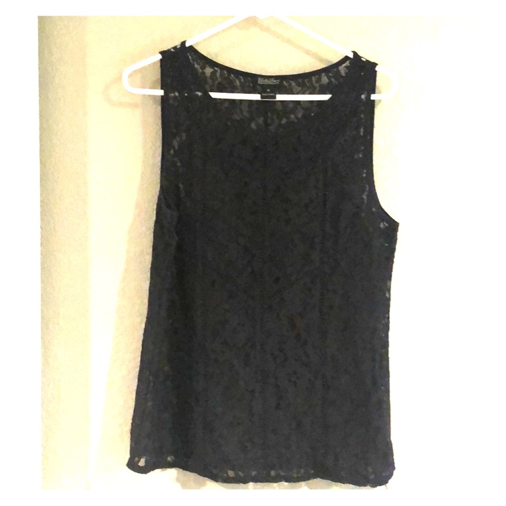 Black tank top